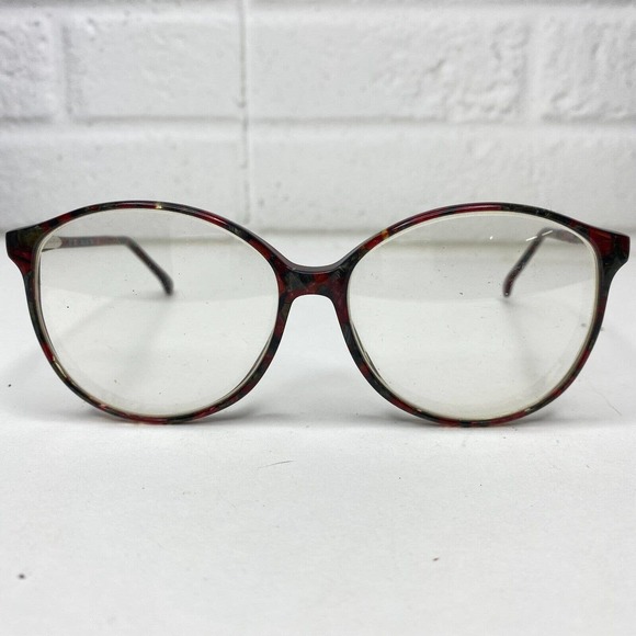 VTG Logo Paris Maroon, Green & Clear Mixed Plastic Eyeglass Frames H2635 - Picture 1 of 7